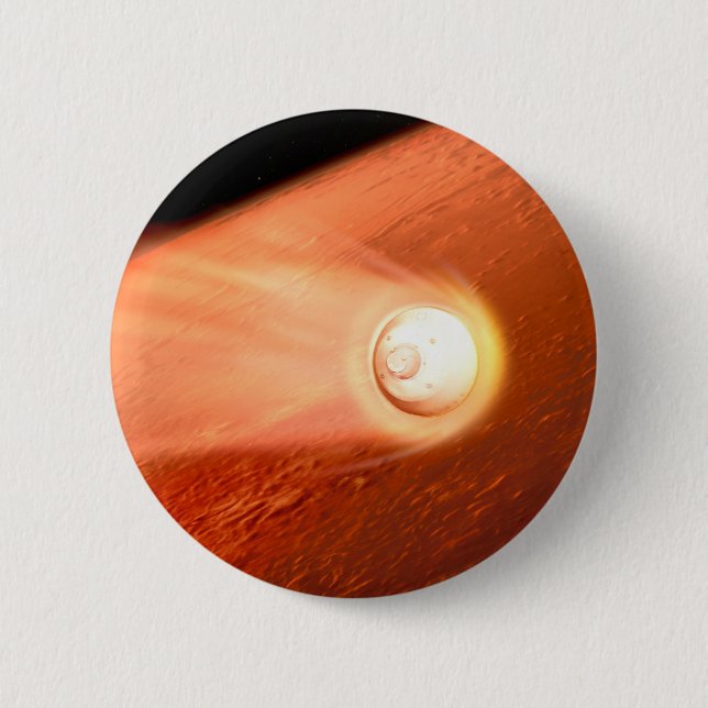 Aeroshell mit Dauerabstieg in die Mars Button (Vorderseite)