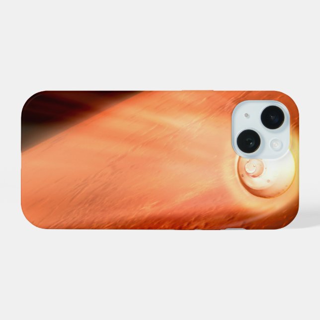 Aeroshell mit Dauerabstieg in die Mars iPhone 15 Hülle (Rückseite (Horizontal))