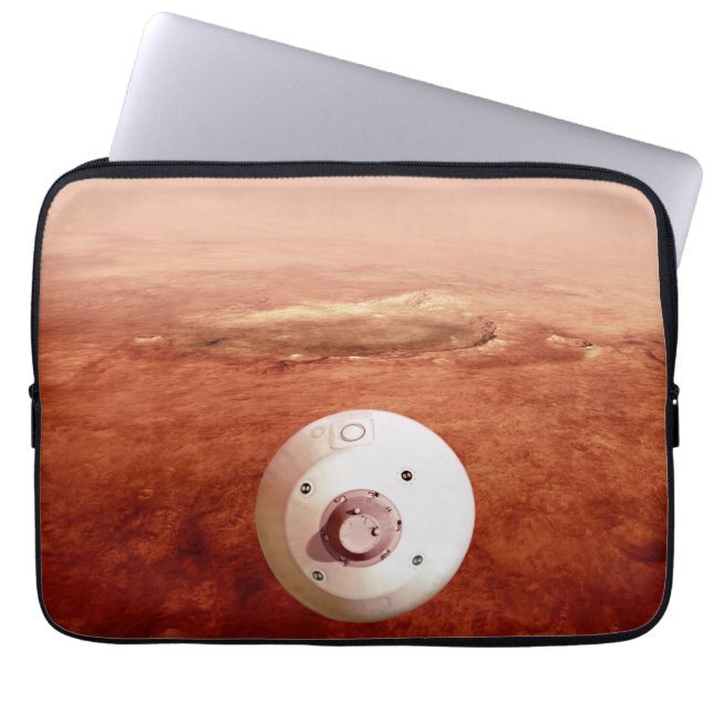 Aeroshell mit Dauerabstieg in die Mars Laptopschutzhülle (Vorderseite)