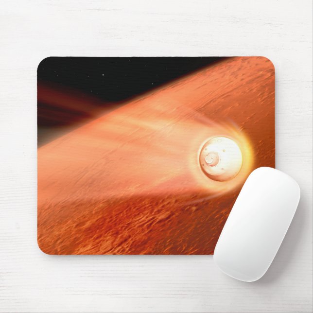 Aeroshell mit Dauerabstieg in die Mars Mousepad (Mit Mouse)
