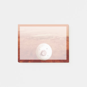 Aeroshell mit Dauerabstieg in die Mars Post-it Klebezettel