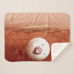 Aeroshell mit Dauerabstieg in die Mars Sherpadecke