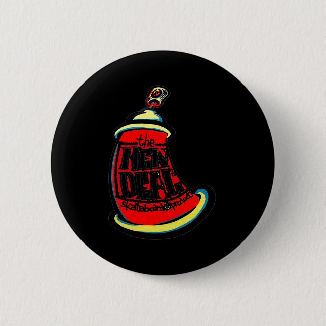 Aerosol Neues Skateboard-Design  Button (Vorderseite)