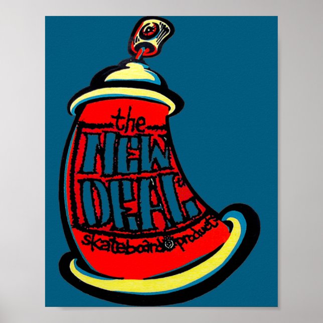 Aerosol neues Skateboard-Design  Poster (Vorne)