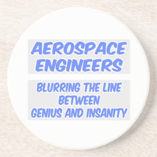 Aerospace Engineer Joke .. Genie und Wahnsinn Getränkeuntersetzer