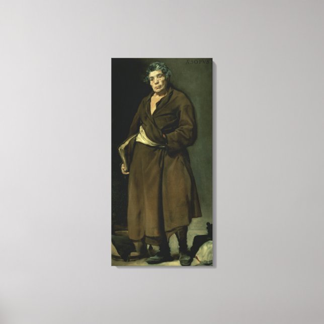 Aesop, 1640 leinwanddruck (Vorderseite)