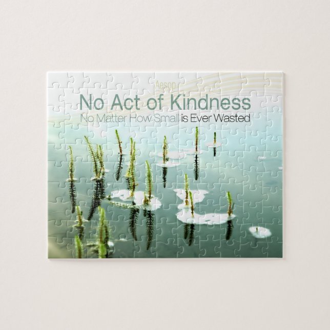 Aesop Inspiration Zitat "Kindness" (Horizontal)