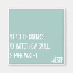 Aesop Kindness Quitter Magnet