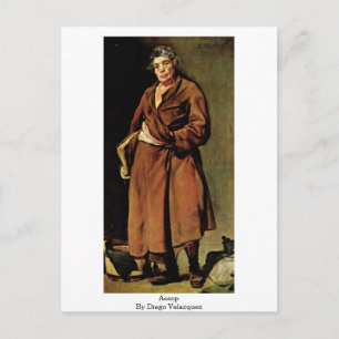 Aesop von Diego Velazquez Postkarte