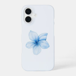 Aesthetic baby blue flower  iPhone 16 hülle