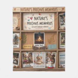 Aesthetic Blurred Nature & Pets Memory Box Fleecedecke