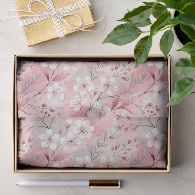 Aesthetic cherry blossoms seidenpapier (Geschenk)