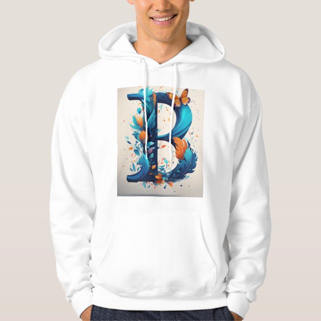 Aesthetic Colorful Graphic Hoodie – Trendy Modern  (Vorderseite)