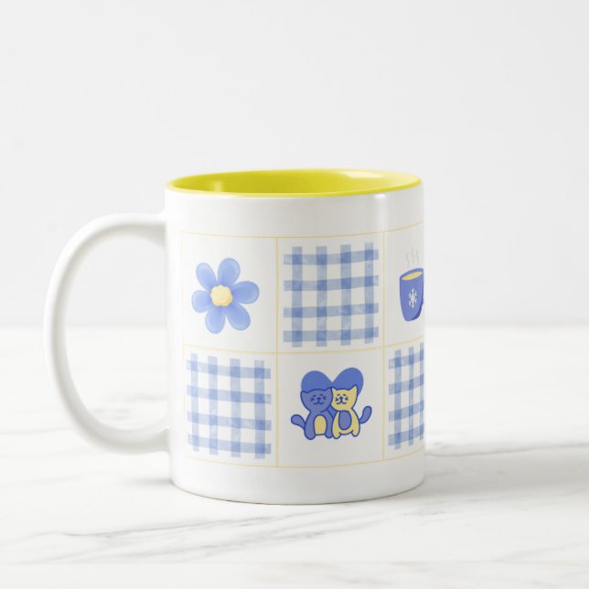 Aesthetic Coquette Mug Zweifarbige Tasse (Links)