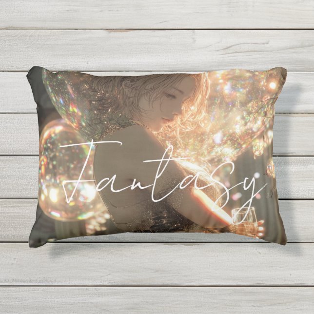 Aesthetic / Dark Fantasy Art Kissen Für Draußen (Vorderseite)