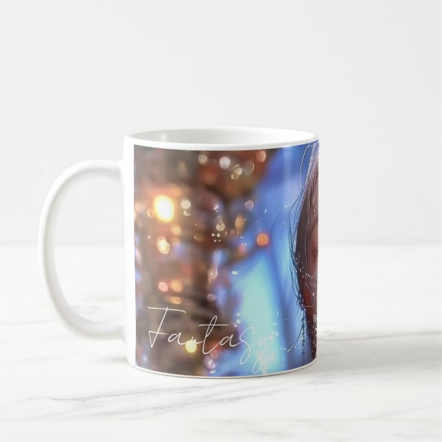 Aesthetic / Dark Fantasy Girl Kaffeetasse (Links)