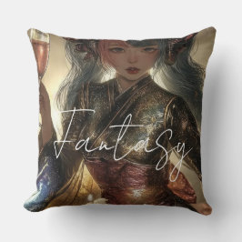 Aesthetic / Dark Fantasy Girl Kissen