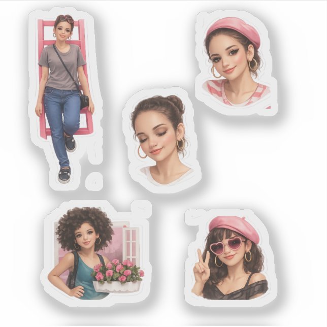 Aesthetic Doll Luxury Soft- Fashion Pack Sticker  (Devant)