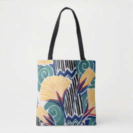 Aesthetic flower pattern background tasche
