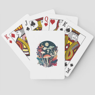 Aesthetic Goblincore And Cottagecore Mushroom Whim Spielkarten