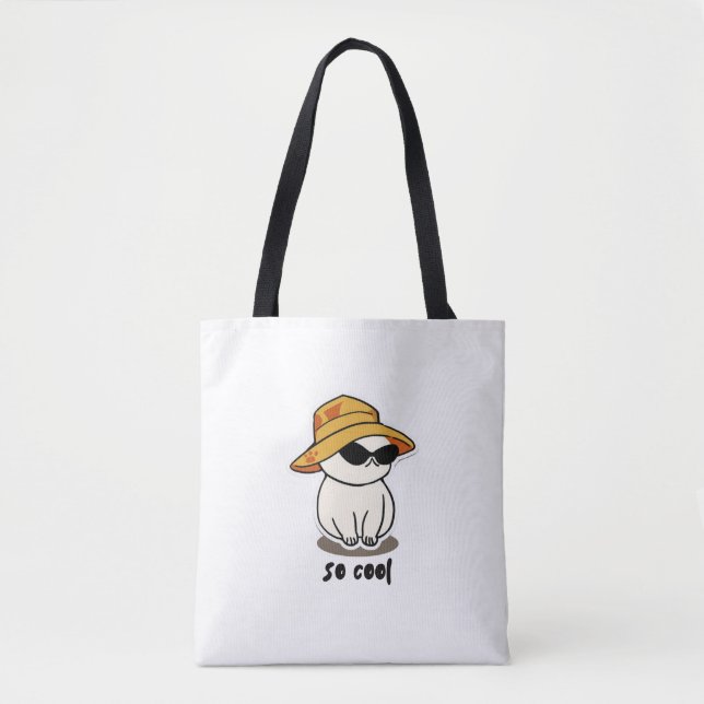 Aesthetic Kawaii Tote Tasche (Vorderseite)