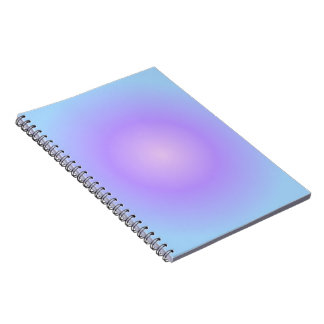 Aesthetic Lavender Pink Gradient Notizblock