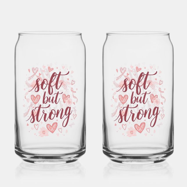 Aesthetic Mental Health Positive Affirmation Dosenglas (Vorderseite)