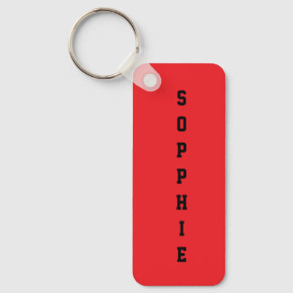 aesthetic Red initials keychain trendy charm Schlüsselanhänger