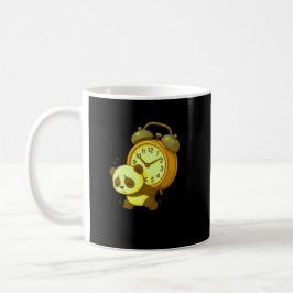 Aesthetic Sleepy Panda • Oversized Alarm Clock Kaffeetasse