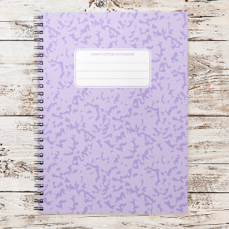 Aesthetic Soft Pastel Marble Composition Notizblock