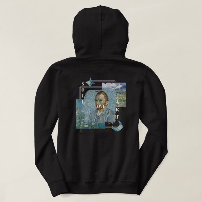 Aesthetic Vincent Van Gogh  Hoodie (Design Rückseite)
