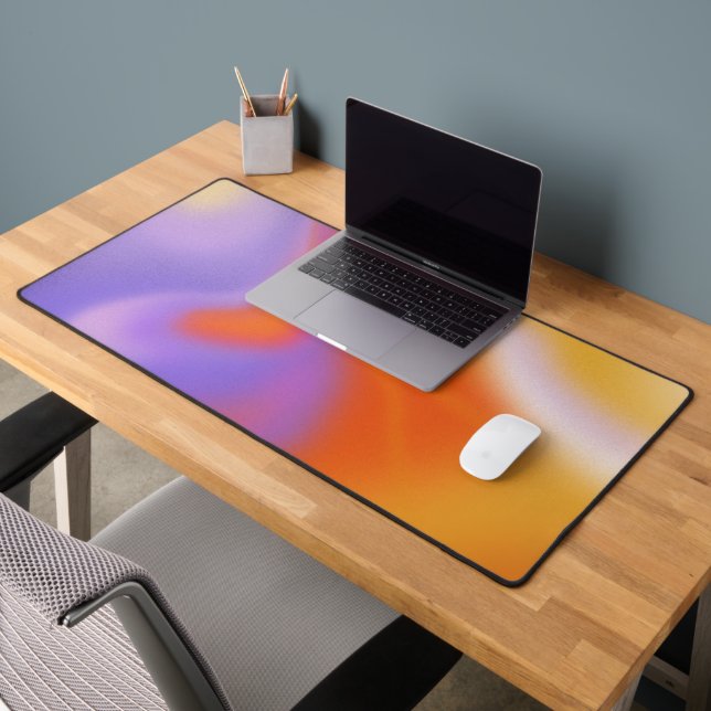 Aesthétique Coloré Positif Aura Gradient Desk Mat (Bureau 2)