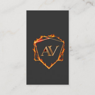 AETHER VANGUARD - AV Logo Stein Form Streetwear Visitenkarte