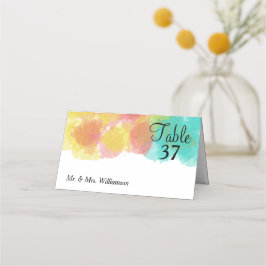 Aetsy Gouache Wedding Table Name Platzkarte