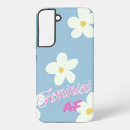 AF - Blumendesign, fett gefärbt - Samsung Galaxy Hülle