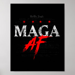 Af Shirt Trump 2024 Republikaner nehmen Amerika zu Poster