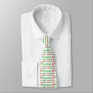 AF Weihnachtssymbole Krawatte