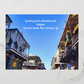 AFA Grüße von Bourbon St. Postkarte