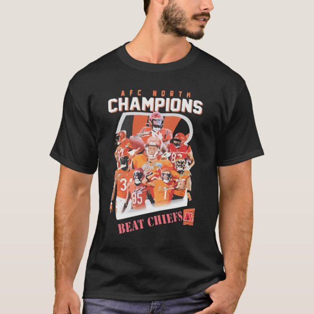 AFC NORTH CHAMPIONS BENGALISCH T-Shirt (Vorderseite)