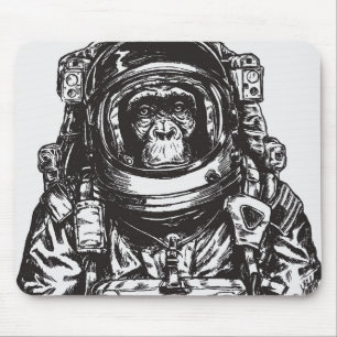 Affe-Astronaut Mousepad
