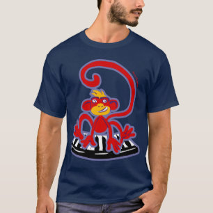 Affe auf Klavier T-Shirt
