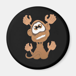 Affe auf meiner Rückseite Magnet