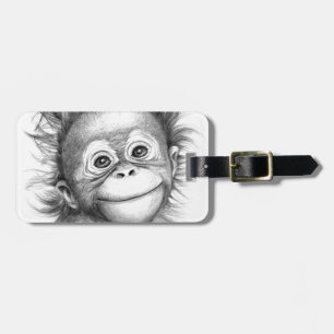 Affe - Baby Orang Utan 2016 G-121 Gepäckanhänger