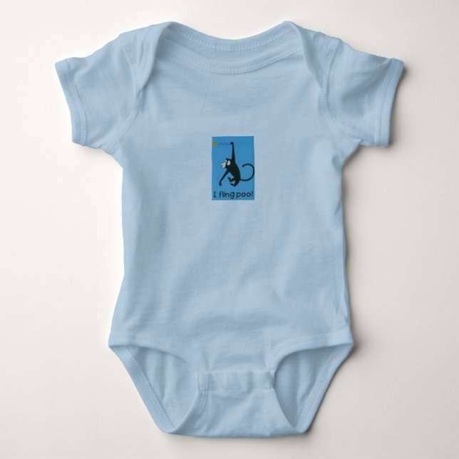 Affe Baby Strampler (Vorderseite)