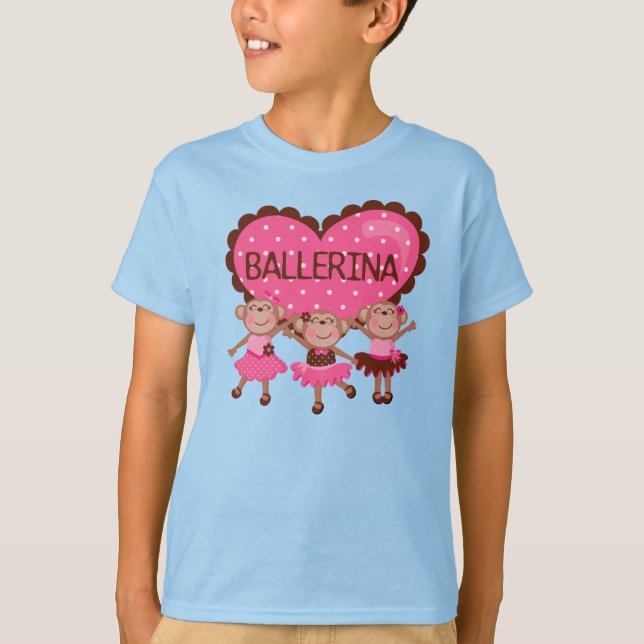 Affe-Ballett T-Shirt (Vorderseite)
