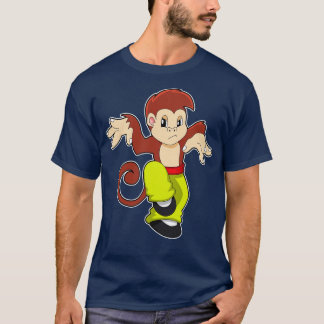 Affe bei Martial Arts Kungfu T-Shirt