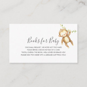 Affe-Buch-Antrag-Babypartyeinsatzkarte Begleitkarte