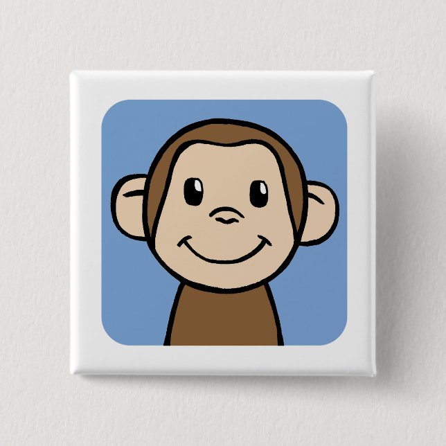 Affe Button (Vorderseite)