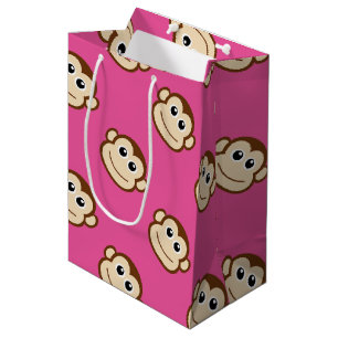 Affe-Cartoon Mittlere Geschenktüte