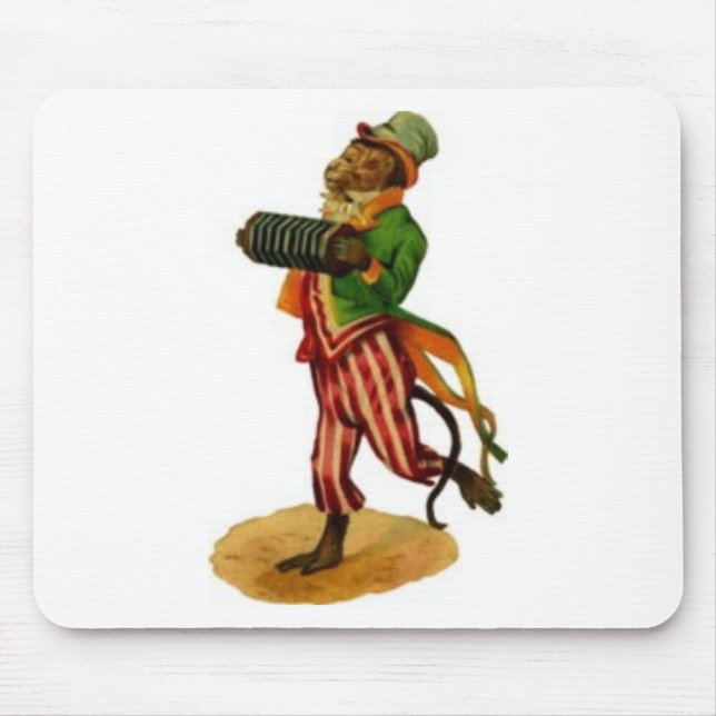 Affe, der das Accordian spielt Mousepad (Vorne)